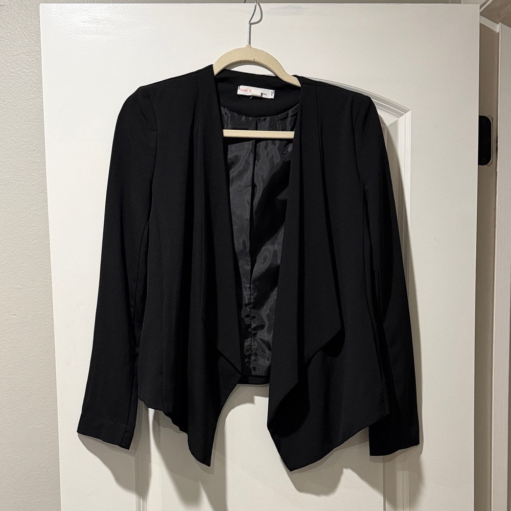 Love Tree Elegant Black Women's Blazer